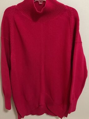 Women’s Maeve Mock Neck Crystal Oversized Tunic Sweater, Small